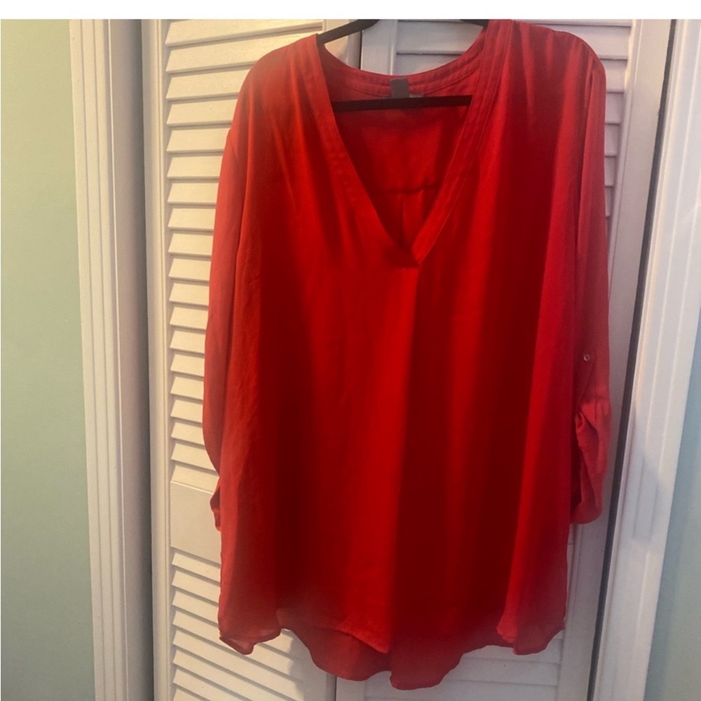 H&M Red Tunic 24w